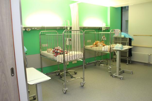 De babyboxen op de afdeling kinderziekten in Menen