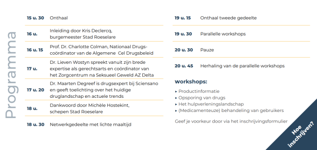 Symposium drugs programma