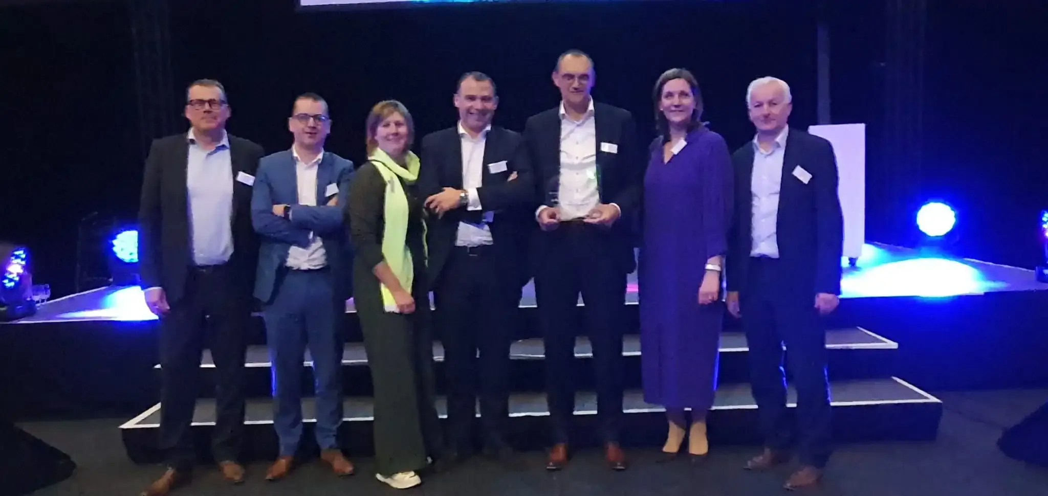 Delegatie van AZ Delta met Corporate IT Award